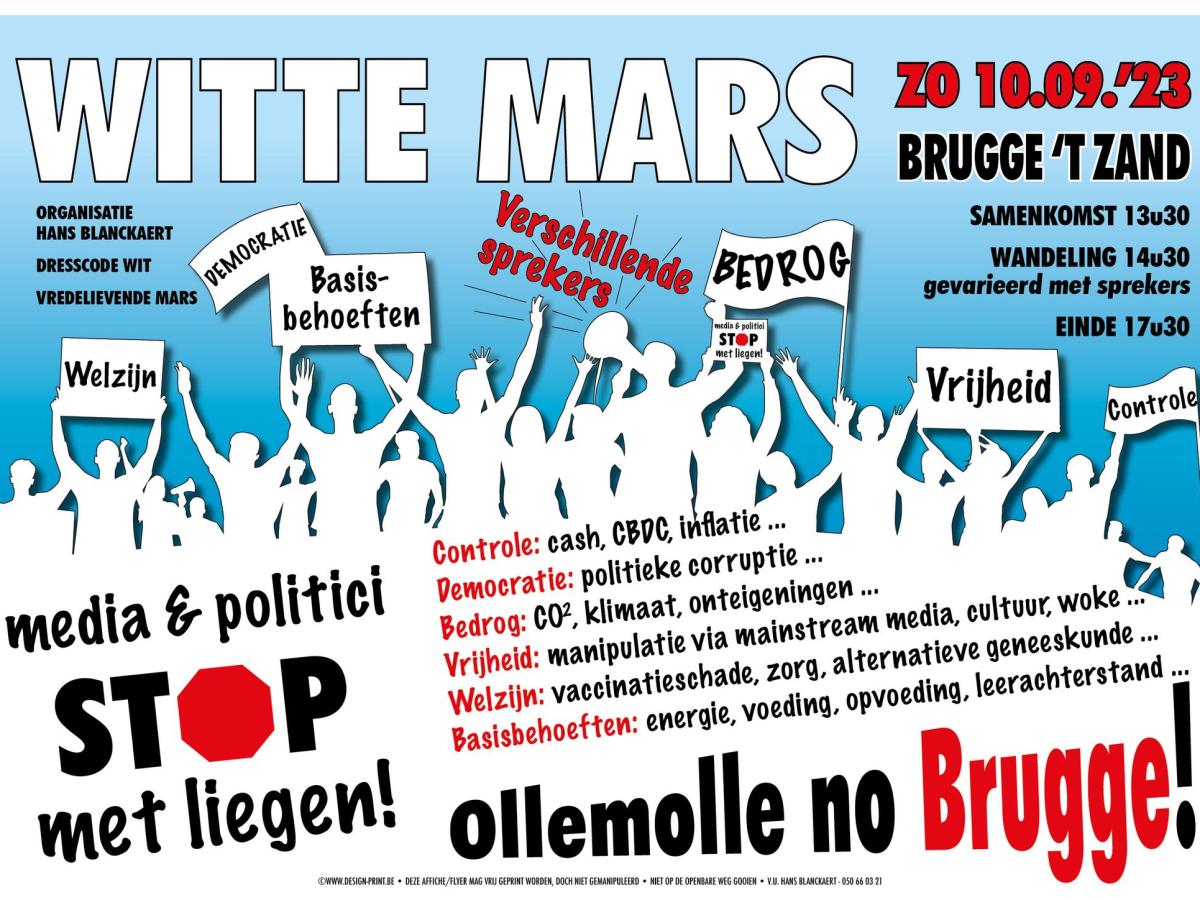 Witte Mars voor Vrijheid&nbsp;10/09