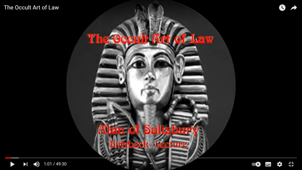 The Occult Art of&nbsp;Law